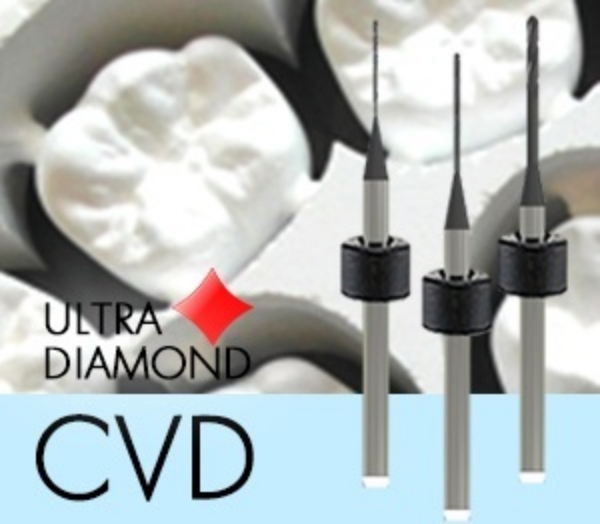 Picture of 5X300/400 Masterpiece Zirconia Tool D2.0xL6x50 CVD Diamond Coated Ballnose Endmill