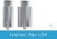 Picture of ø10mm Pre-milled Titanium- Zimmer Tapered Screw-Vent® Compatible - RP/4.5/5.0-6.0