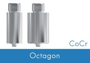 Picture of ø14mm Pre-milled Cobalt-Chrome Blank -Straumann Soft Tissue Level synOcta® Compatible - WP/WN 6.5