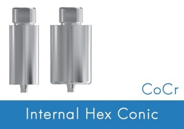 Picture of ø14mm Pre-milled Cobalt-Chrome  Blank -Astra Tech  Osseospeedl® Compatible - RP/3.5-4.0 Aqua