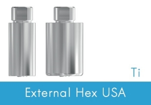 Picture of ø10mm Pre-milled Titanium Blank - Biomet  Osseotite® Compatible - NP/3.4