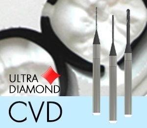 Picture of 5XS Masterpiece Zirconia Tool D2.0xL6x50 CVD Diamond Coated Ballnose Endmill
