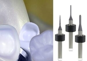 Picture of 5X300/400 Masterpiece Glass Ceramic Tool D0.6xL8x41 Plated Diamond Coated Ballnose Endmill